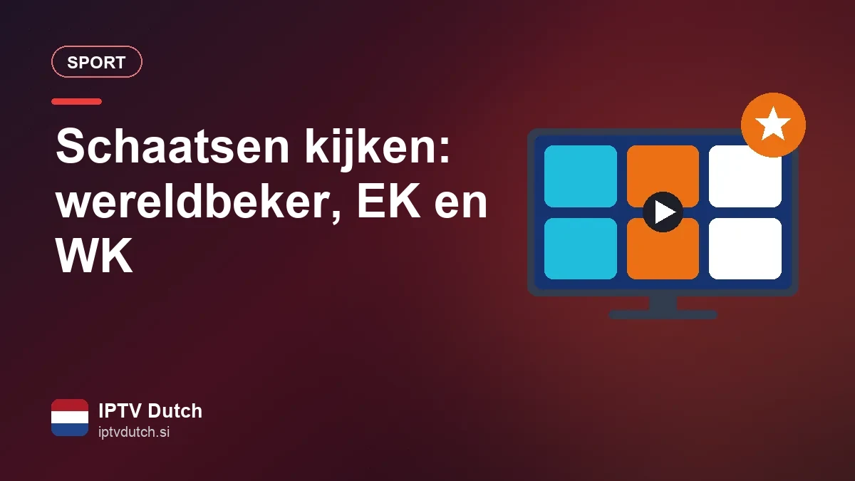 Schaatsen op tv: langebaanschaatsers op de ijsbaan